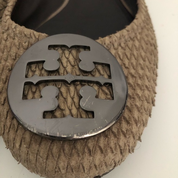 Tory Burch Taupe Ballet Flats - Picture 3 of 6